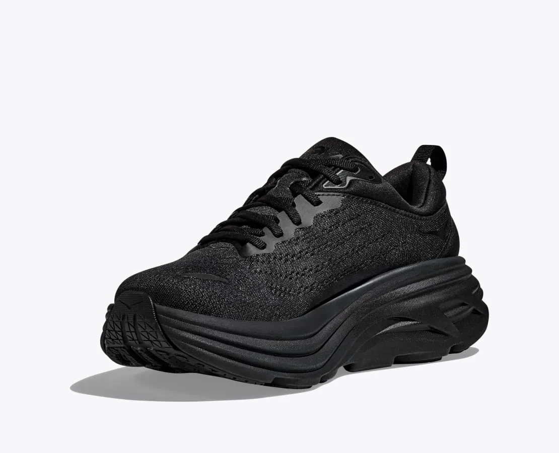 Men's HOKA Bondi 8 Running Shoe in Black / Black