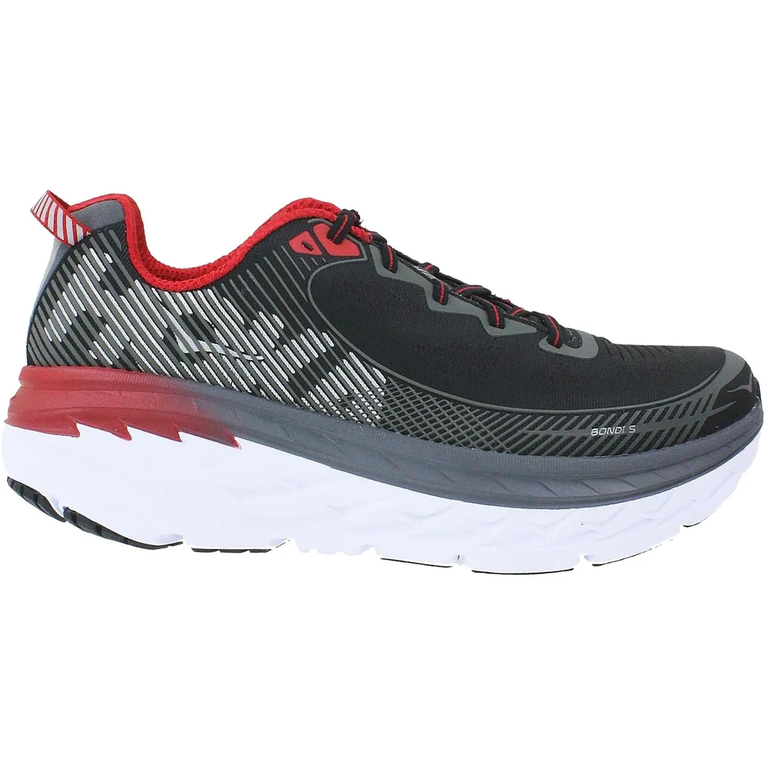 Men's Hoka One One Bondi 5 Black/Formula One Mesh