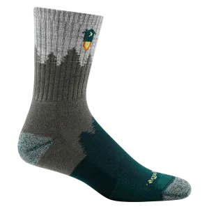 Men's Number 2 Micro Crew Midweight Hiking Sock - Green