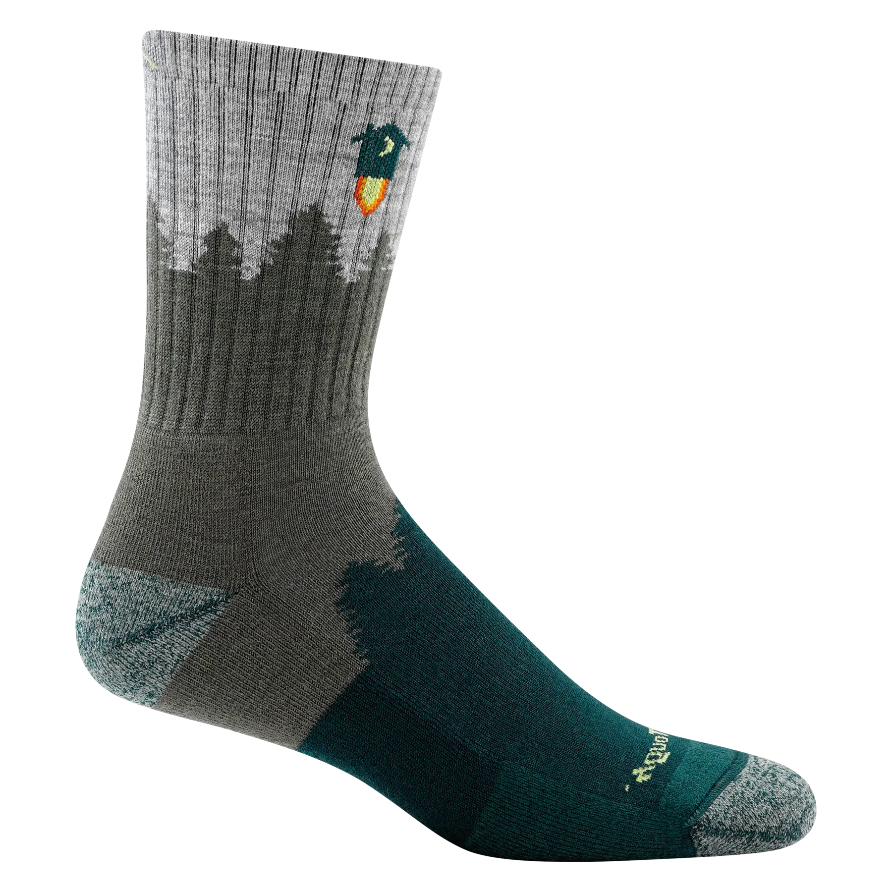 Men's Number 2 Micro Crew Midweight Hiking Sock - Green