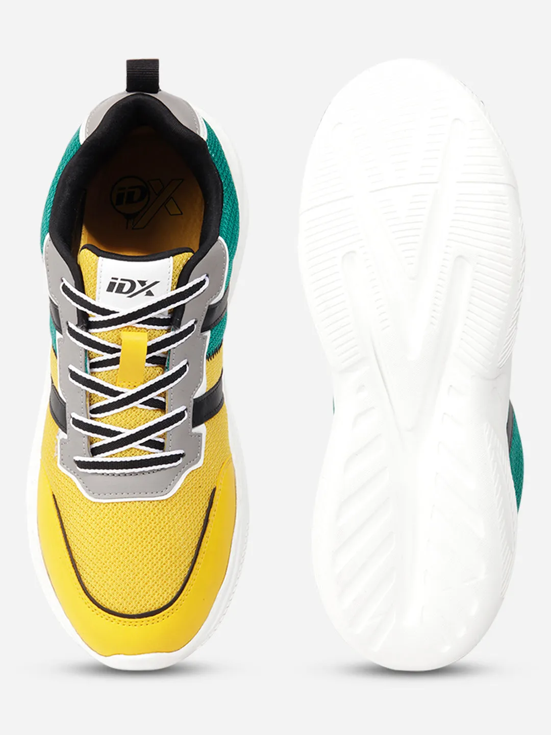 Men's Yellow Colourblocked Sneakers IX7135