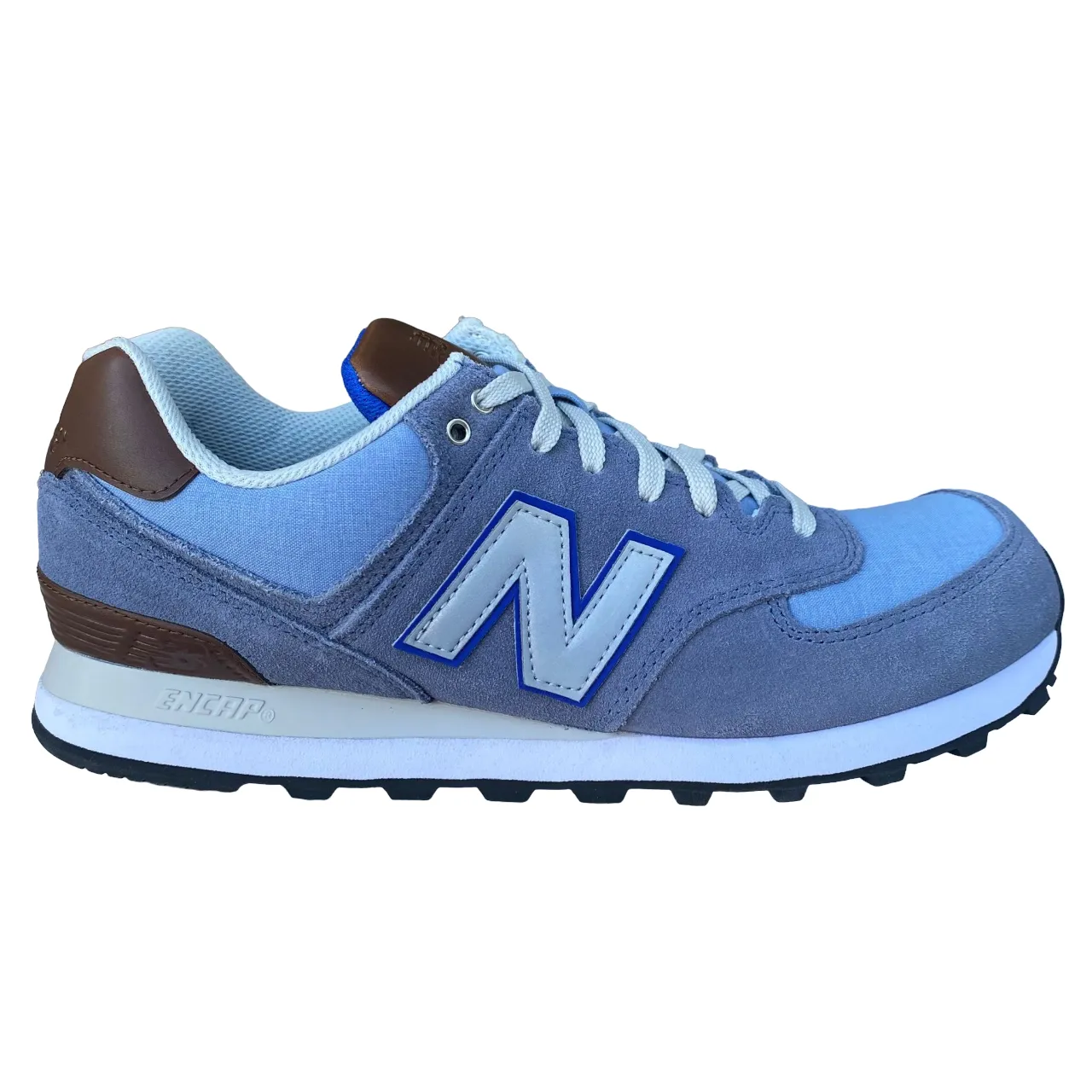 New Balance scarpa sneakers da uomo ML574BCD celeste