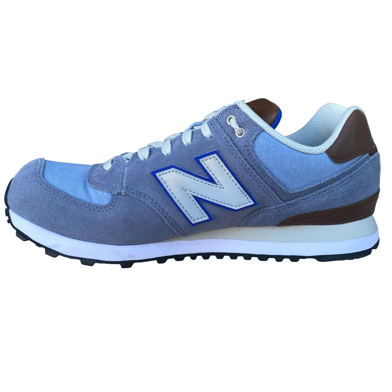 New Balance scarpa sneakers da uomo ML574BCD celeste