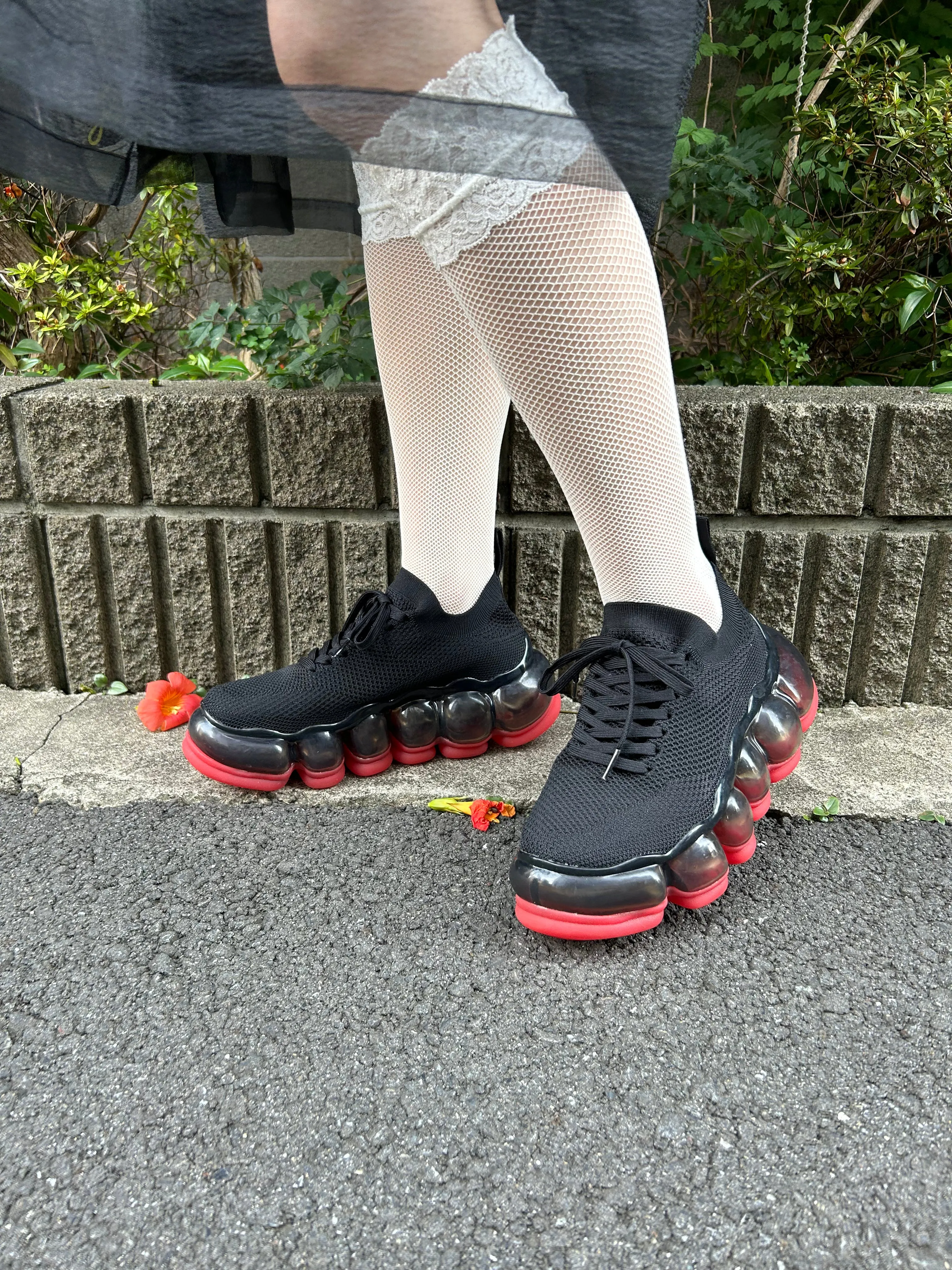 New "Jewelry" Shoes / Red Black