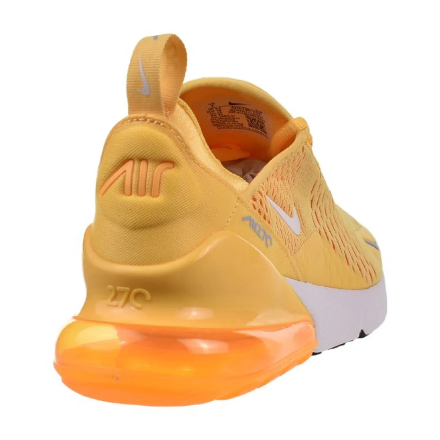 Nike Air Max 270 Women's Shoes Topaz Gold-Laser Orange