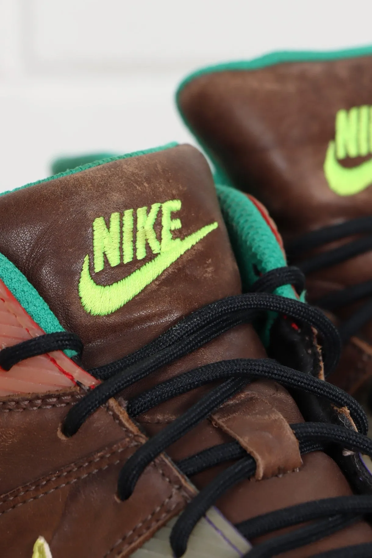 NIKE Air Max 90 Brown Leather Sneaker Boots (11.5)