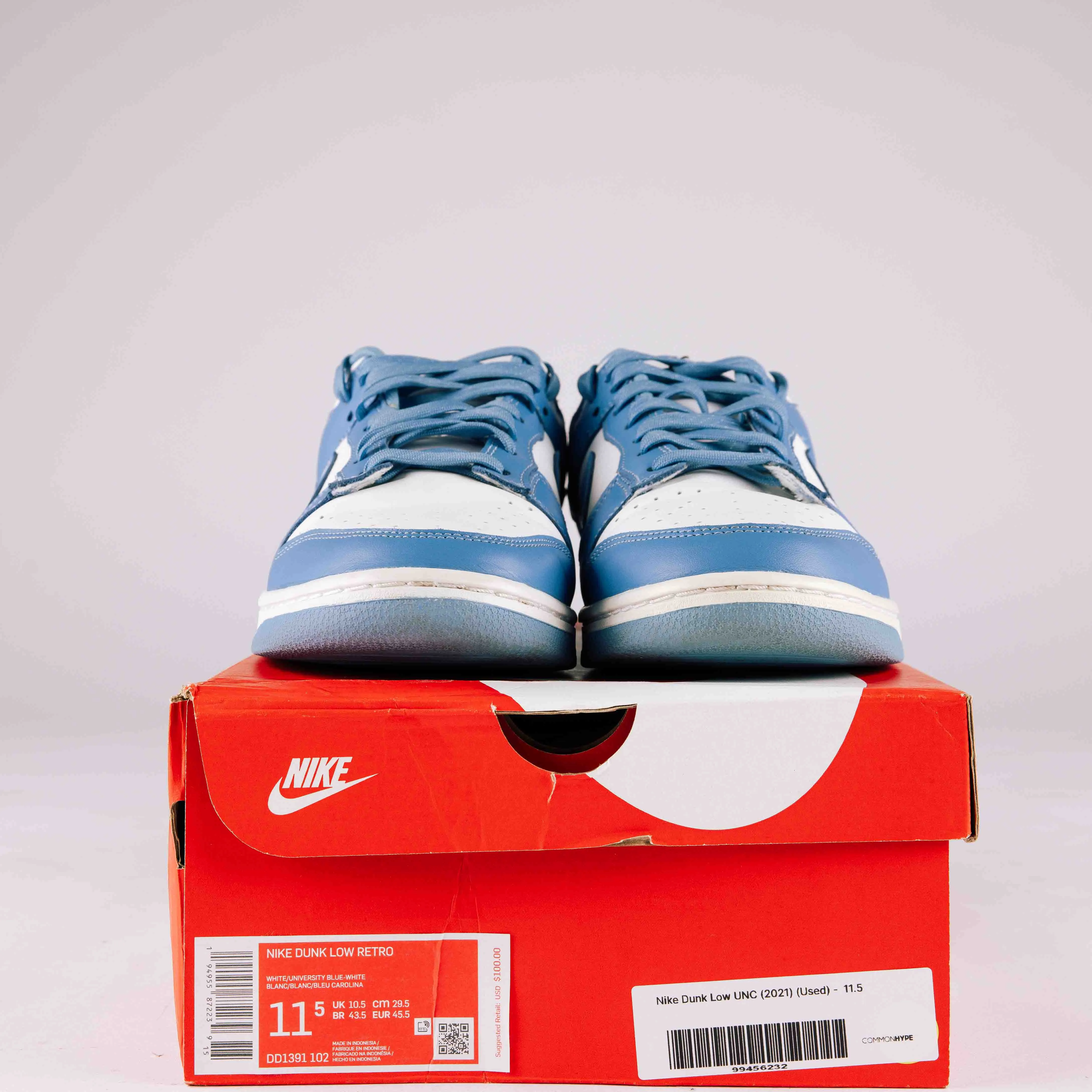 Nike Dunk Low UNC (2021) - Used - 2009