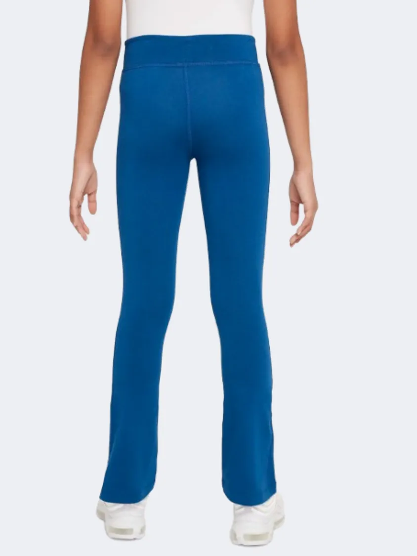 Nike Favourites Girls Lifestyle Tight Blue/White