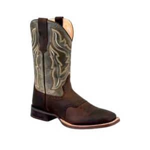 Old West Men's Broad Square Toe Boots