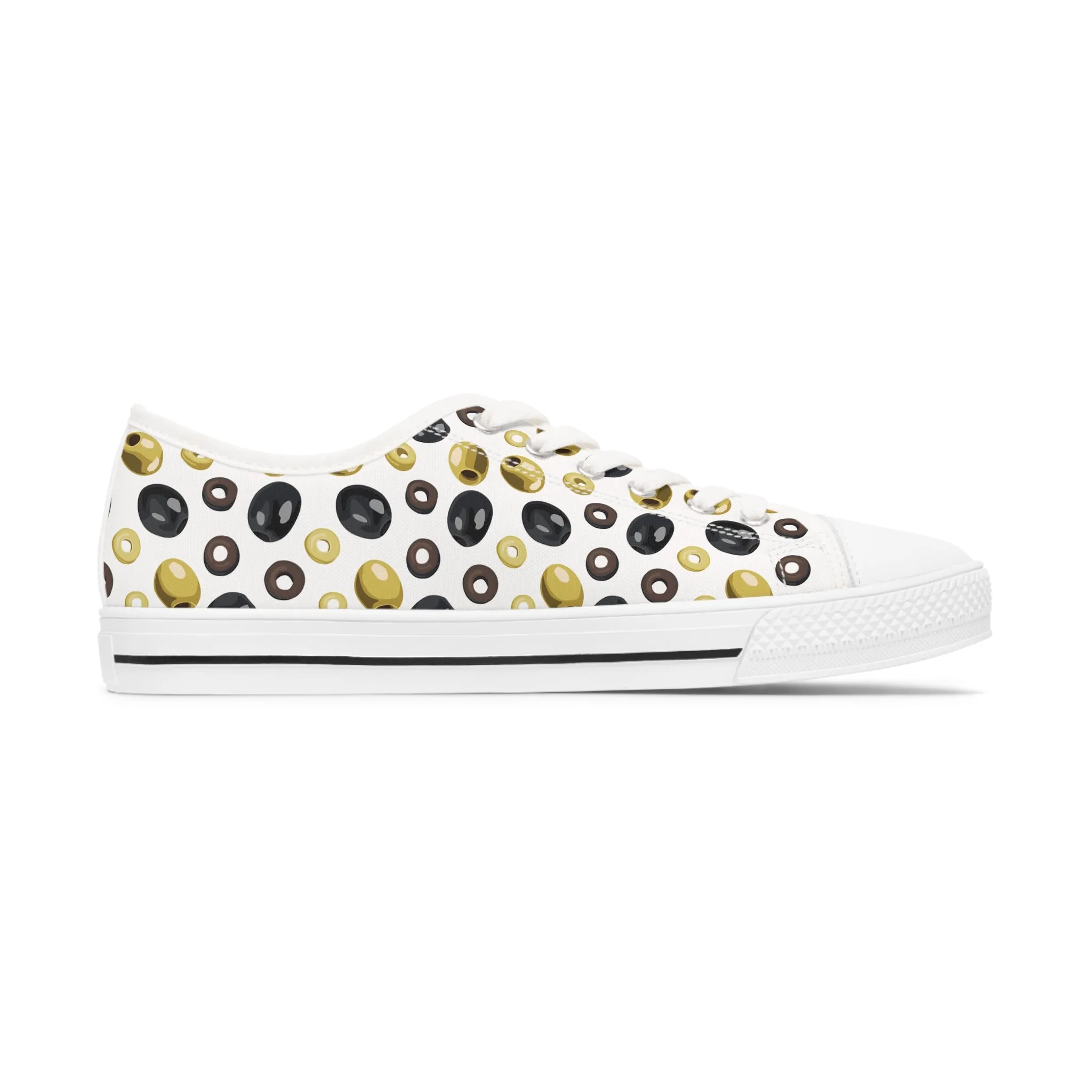 Olive Women's Low Top Sneakers