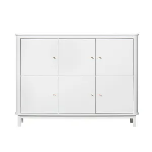 Oliver Furniture Wood Multi Cupboard 3 Doors White