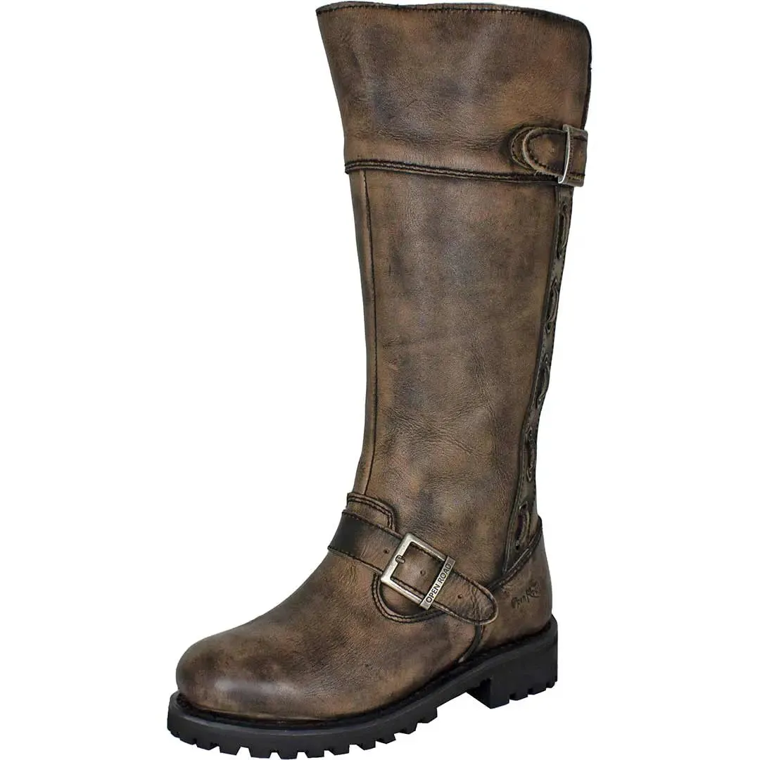 Open Road Women's Tall Motorcycle Boots