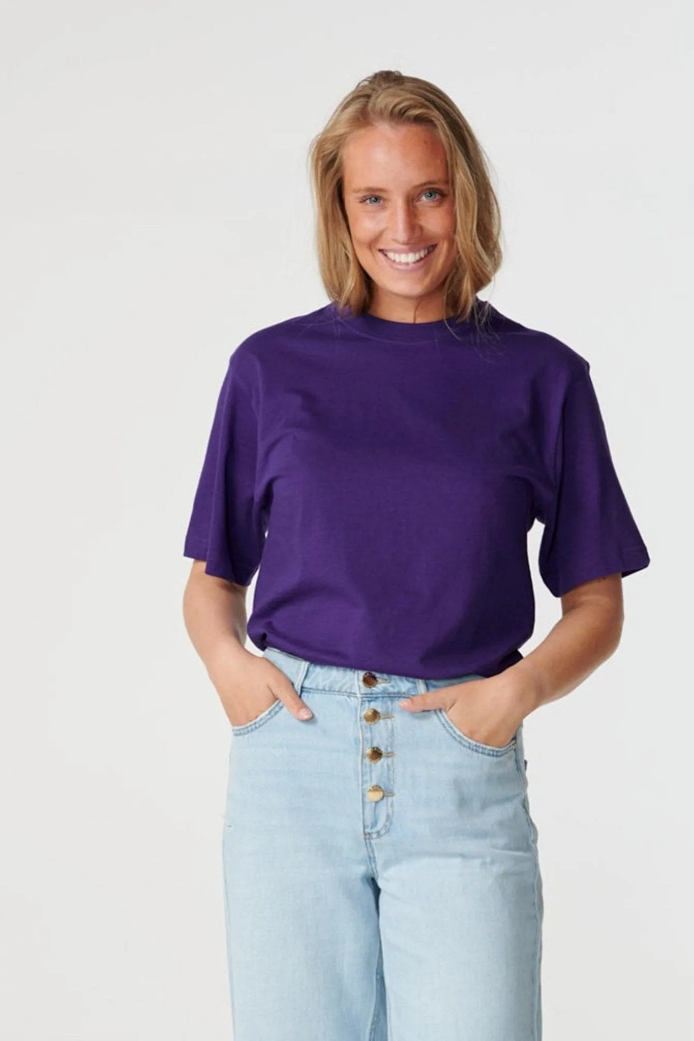 Oversized t-shirt - Violet