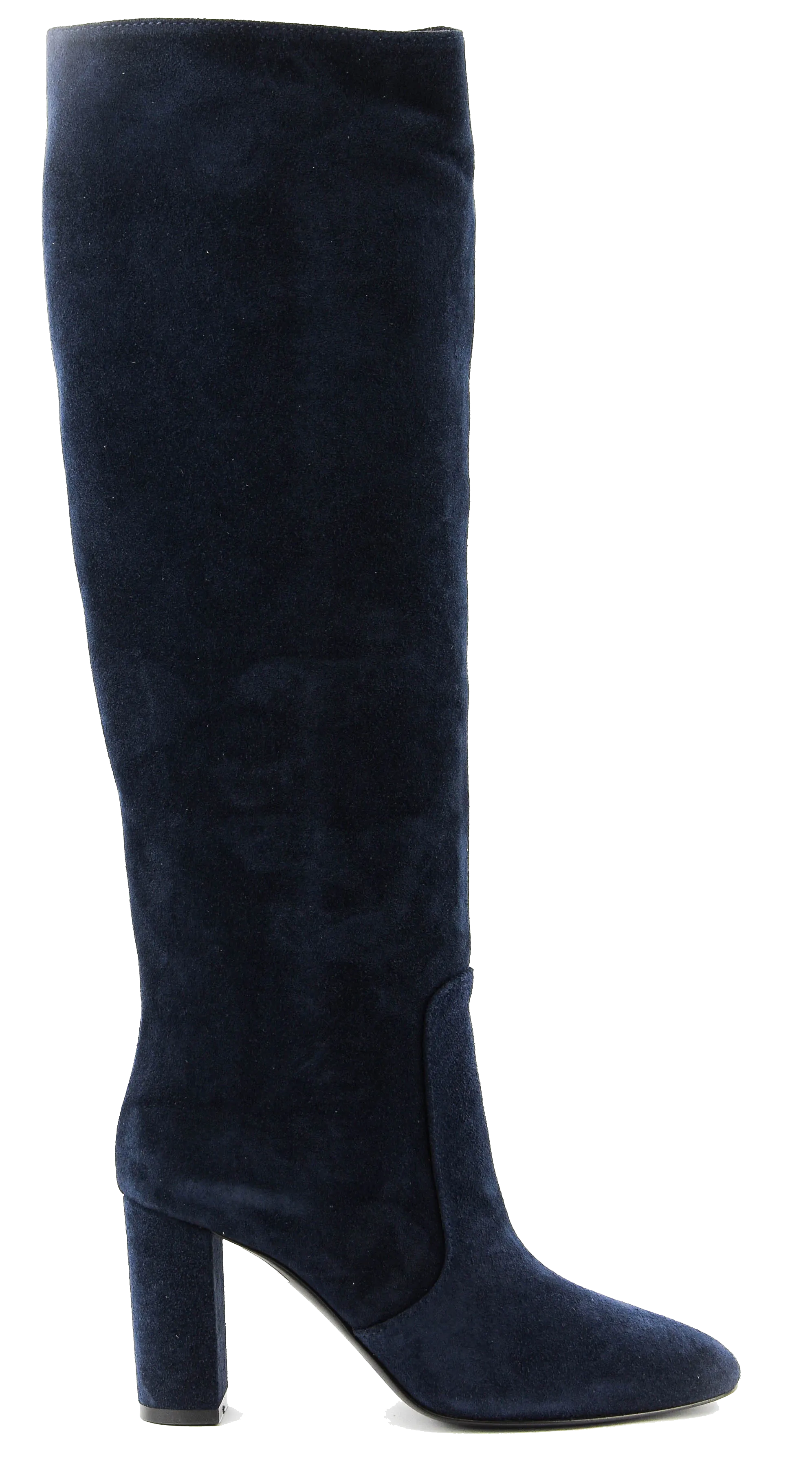 PAULWARMER VIONA LONG BOOTS BLUE SUEDE