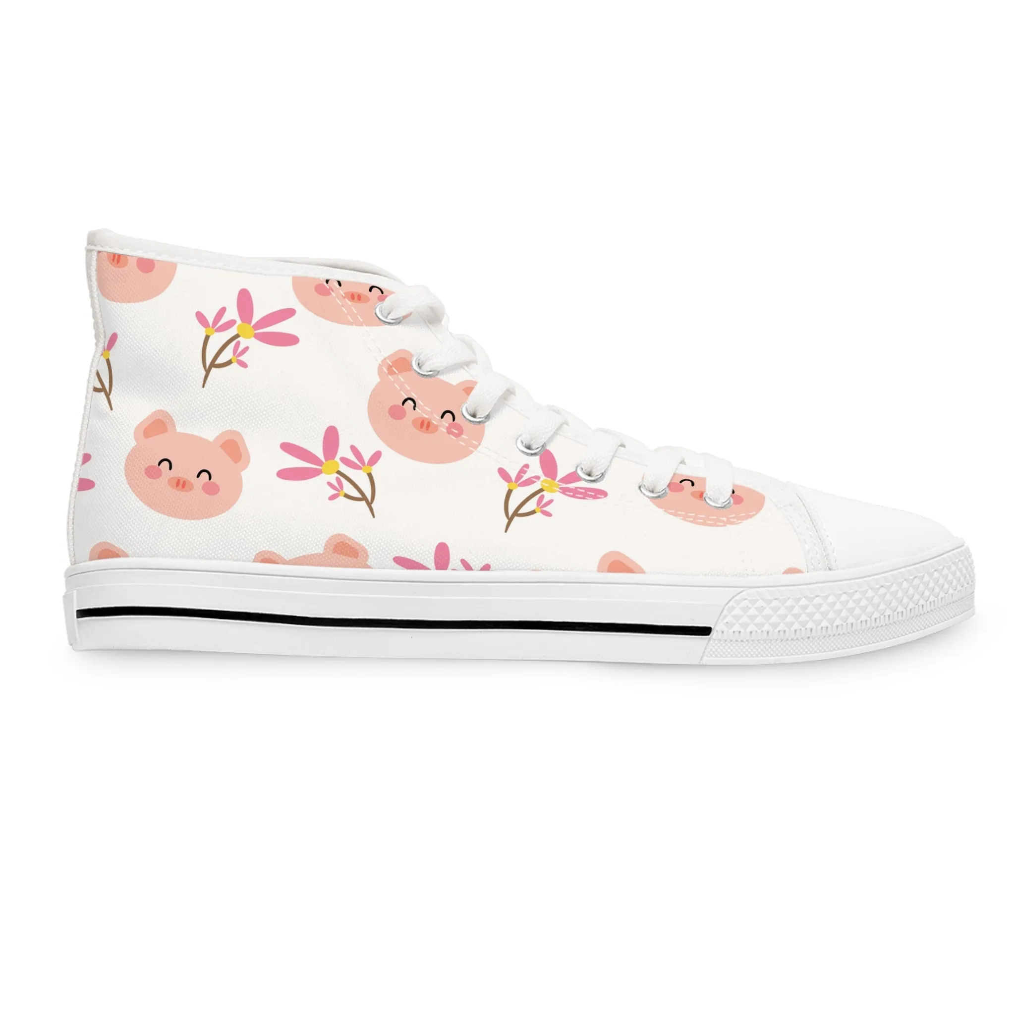 Pig Women's High Top Sneakers