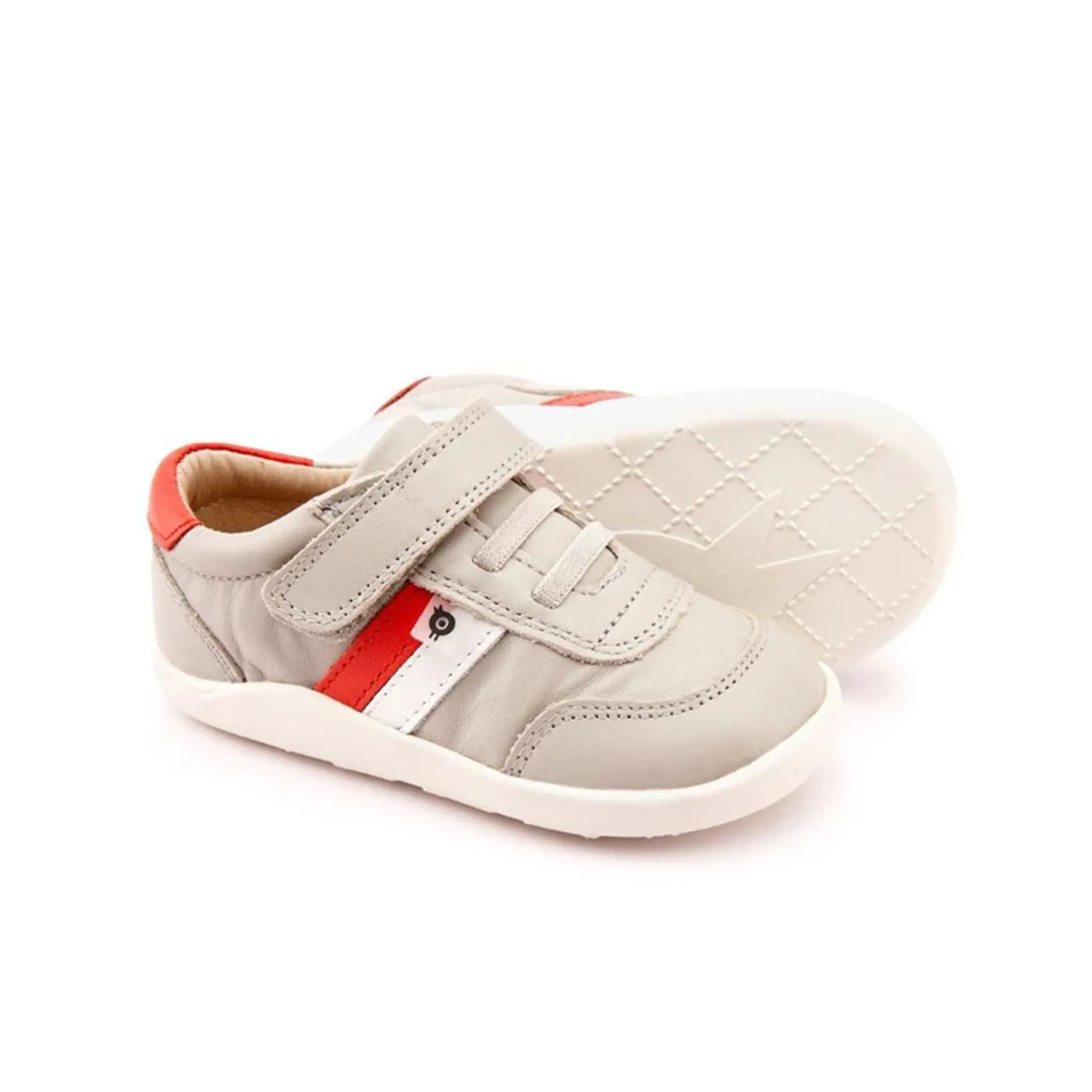 Play Ground Shoes - Gris / Bright Red