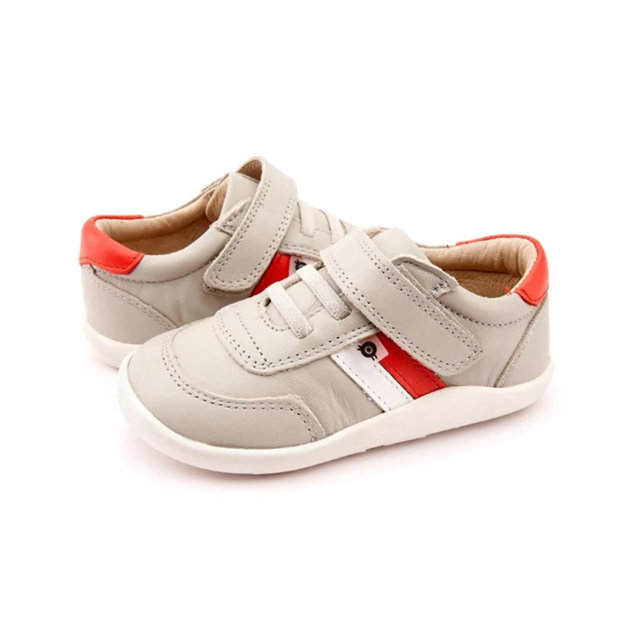 Play Ground Shoes - Gris / Bright Red