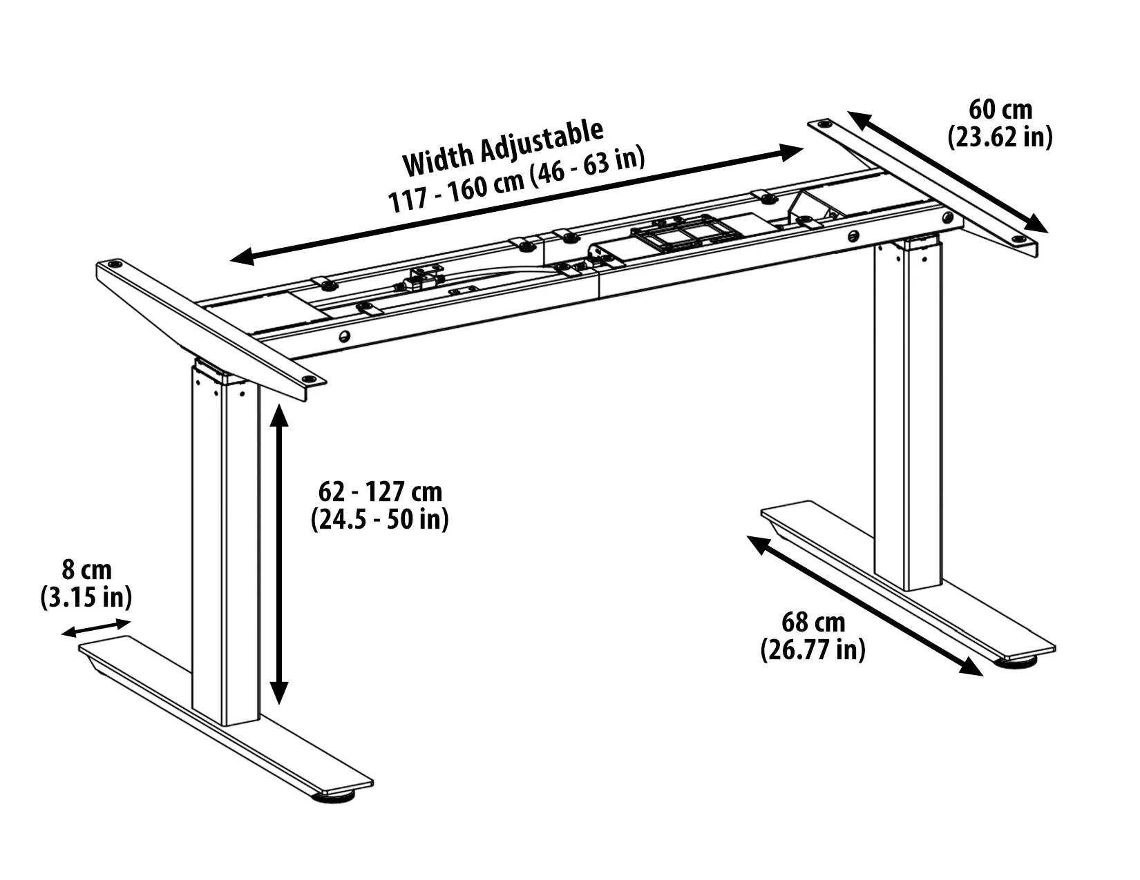 Programmable Dual Motor Electric Standing Desk