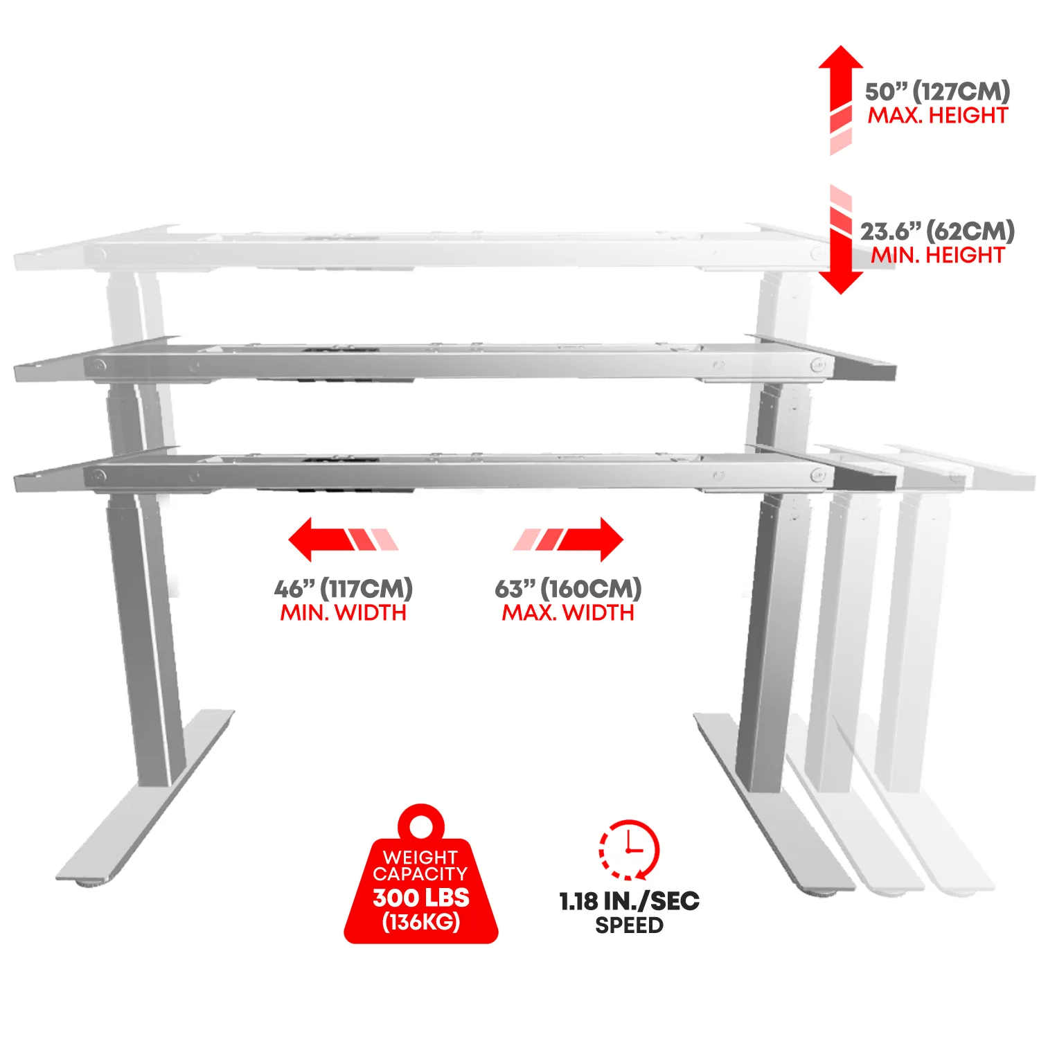 Programmable Dual Motor Electric Standing Desk