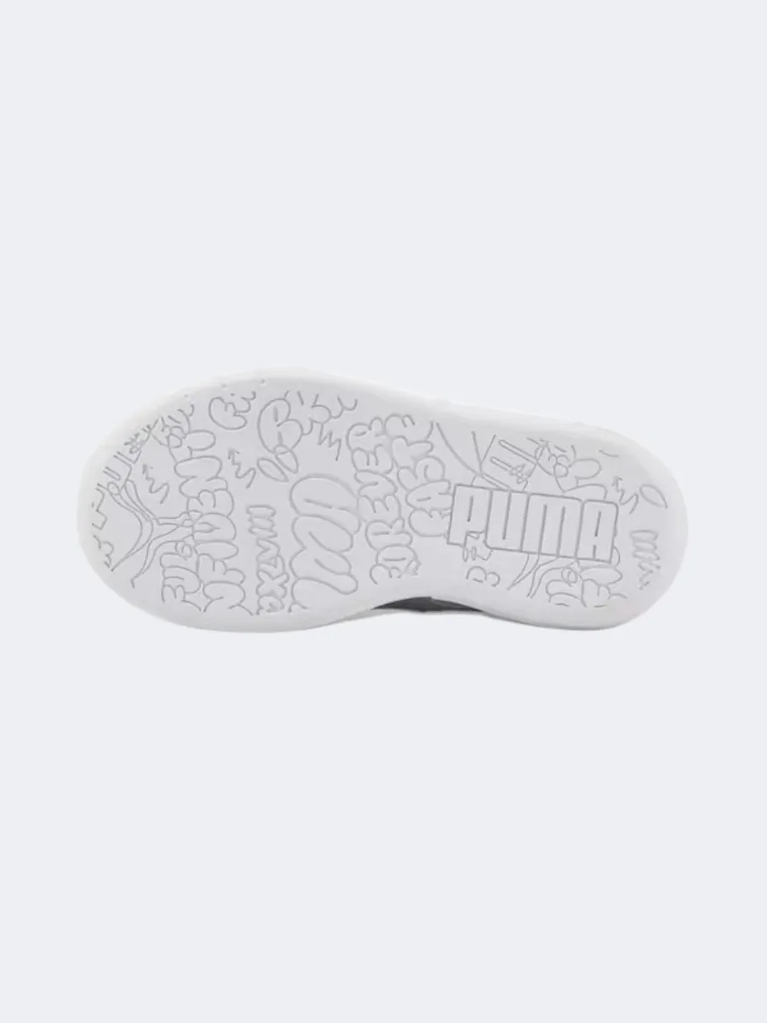 Puma Multiflex Glitz V Ps-Girls Lifestyle Shoes White/Silver