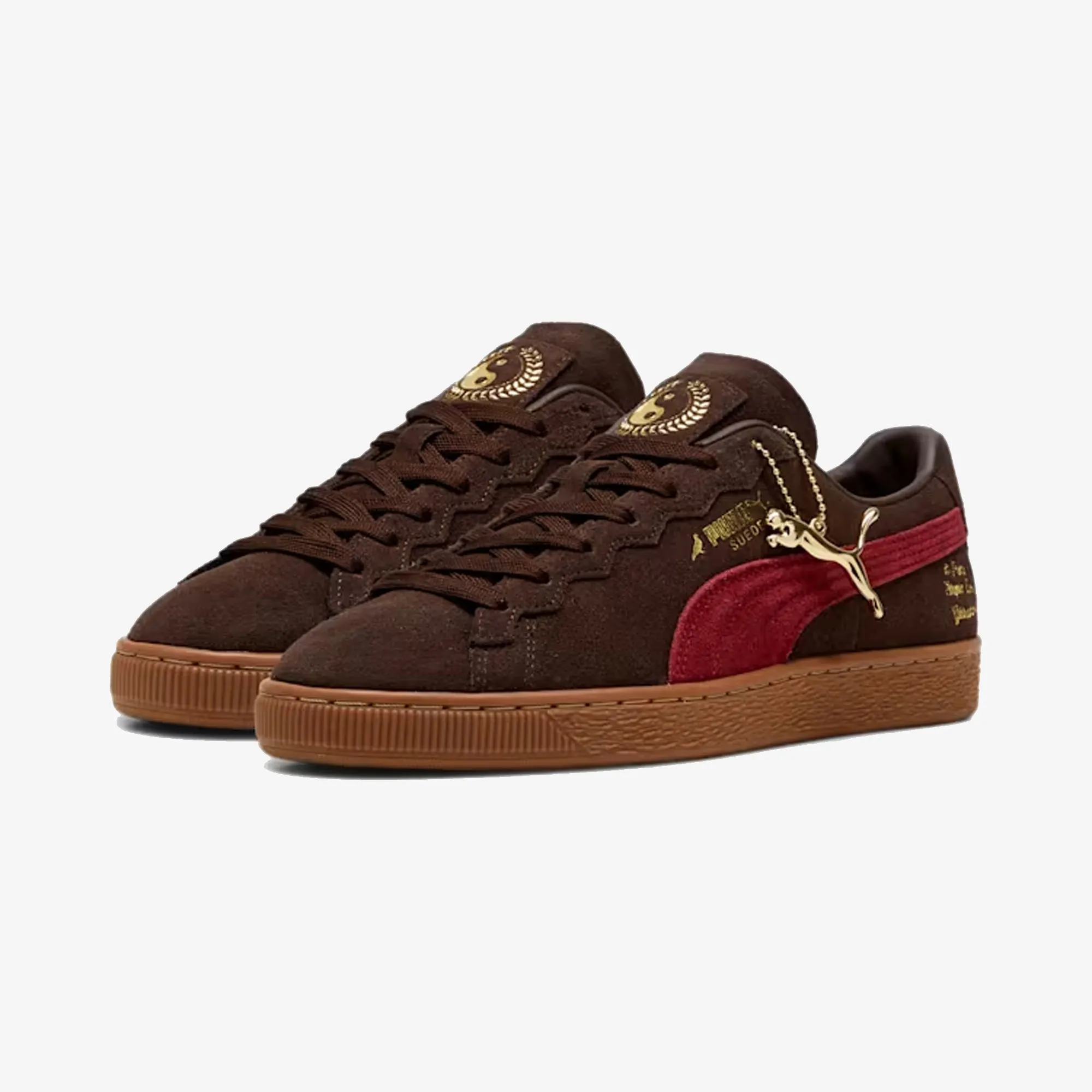 Puma | STAPLE B SUEDE  { DARK CHOCOLATE-RHUBARB