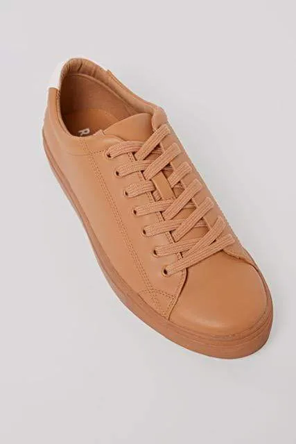 R-Kind Unisex Vegan Leather Sneakers | Venus Camel