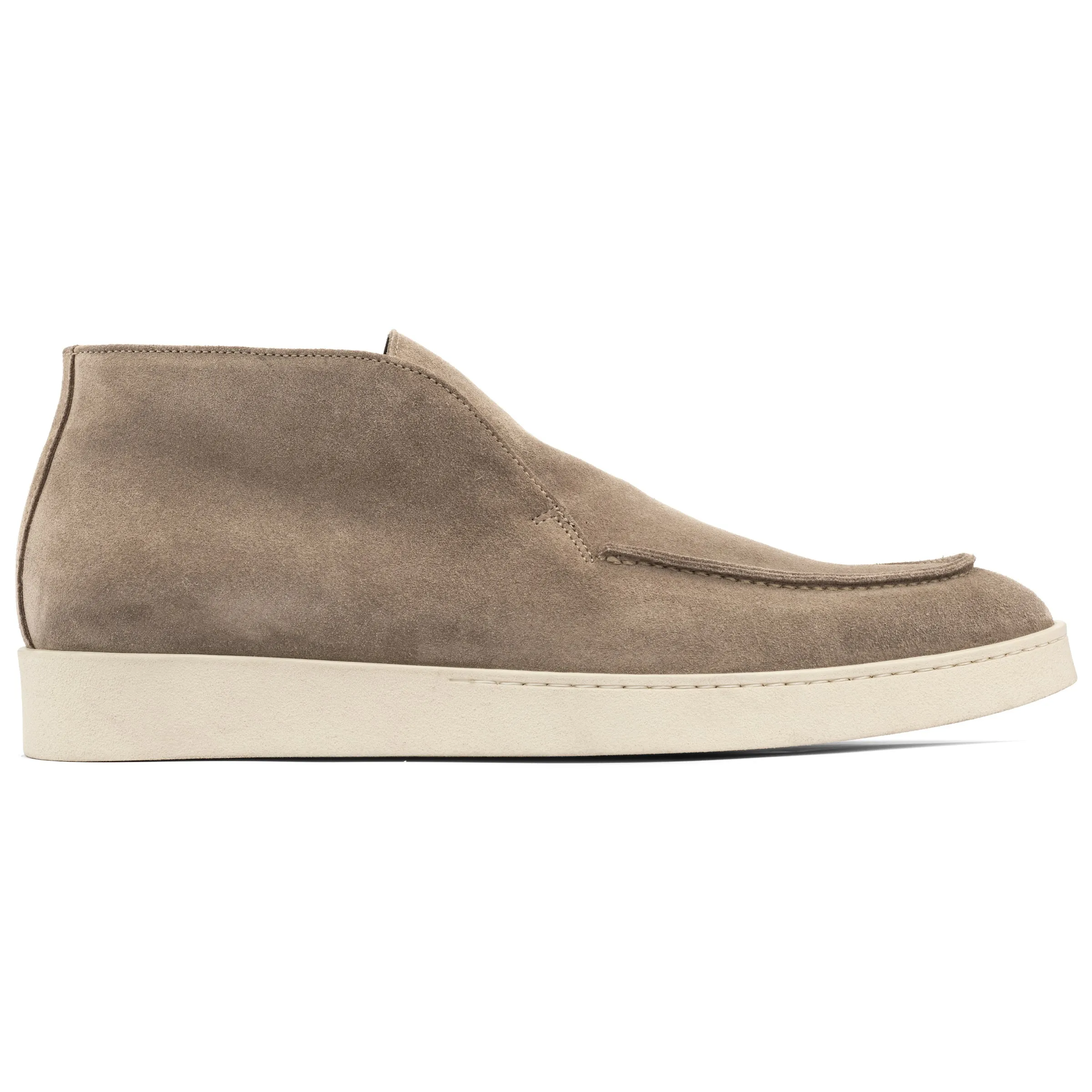 Reed Taupe Suede Slip On Boot