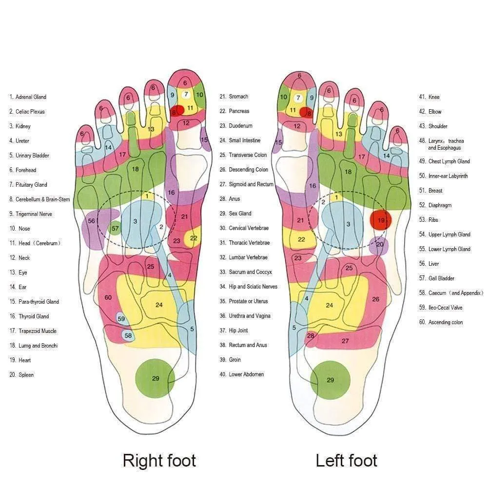 Reflexology Acupuncture Massage Slippers