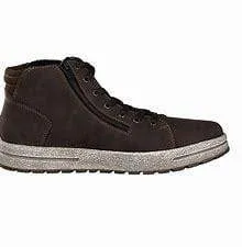 Rieker Men's High Top Sneaker Boots- Brown