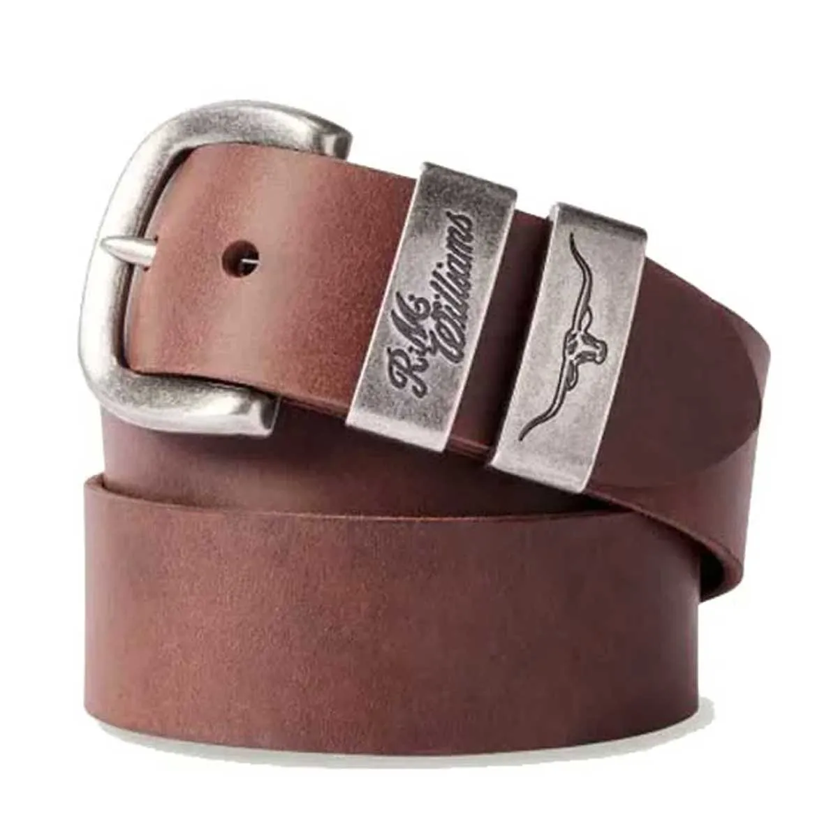 RM WILLIAMS Drover 1.5" Belt - Mens - Bark