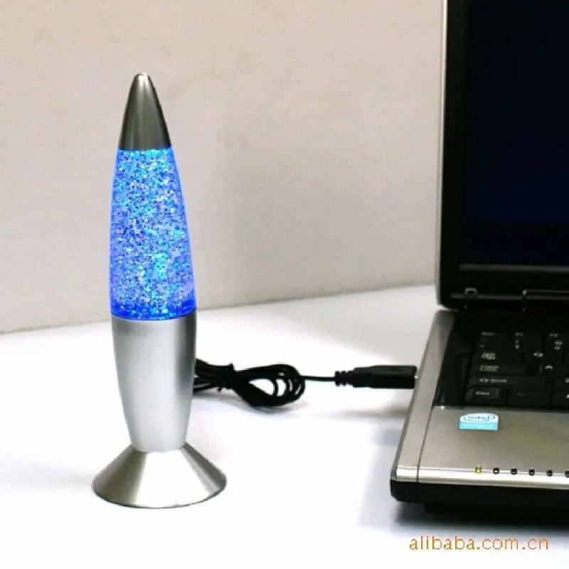 Rocket Color Changing Lava Lamp