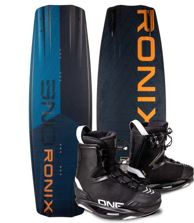 Ronix One Blackout Wakeboard Package with One Boots (2025)