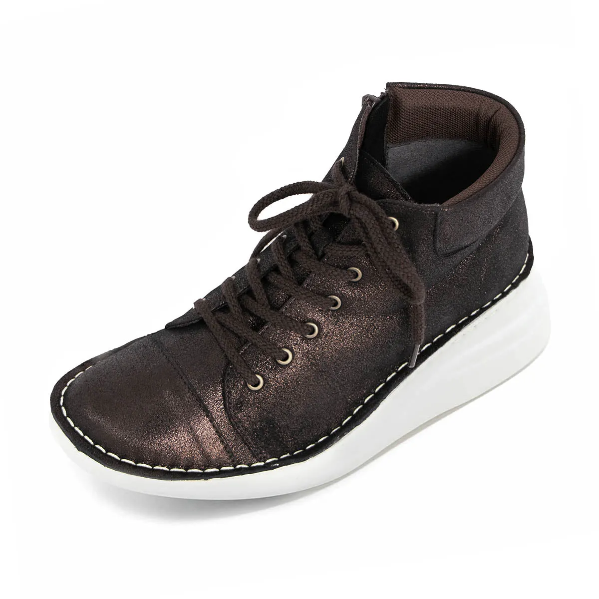 Ryoki Metallic Brown Real Support Sneaker Boots