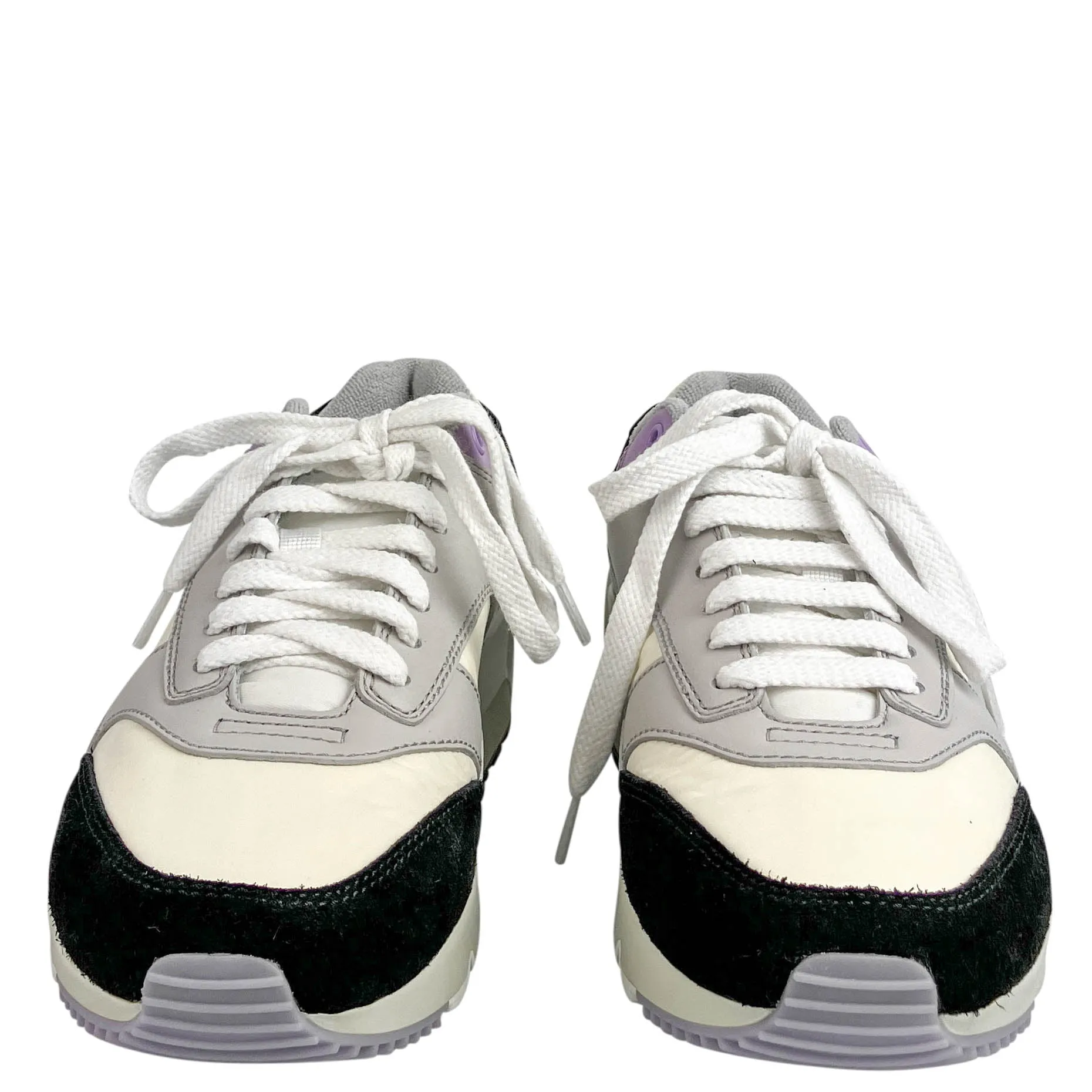 Saint Laurent Bump Sneakers in Black, Grey and Lavender