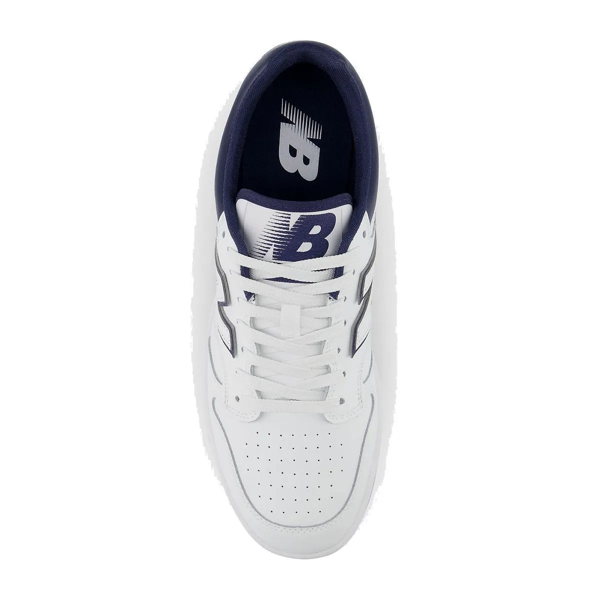 Scarpe Uomo NEW BALANCE Sneakers 480 in Pelle colore White e Navy