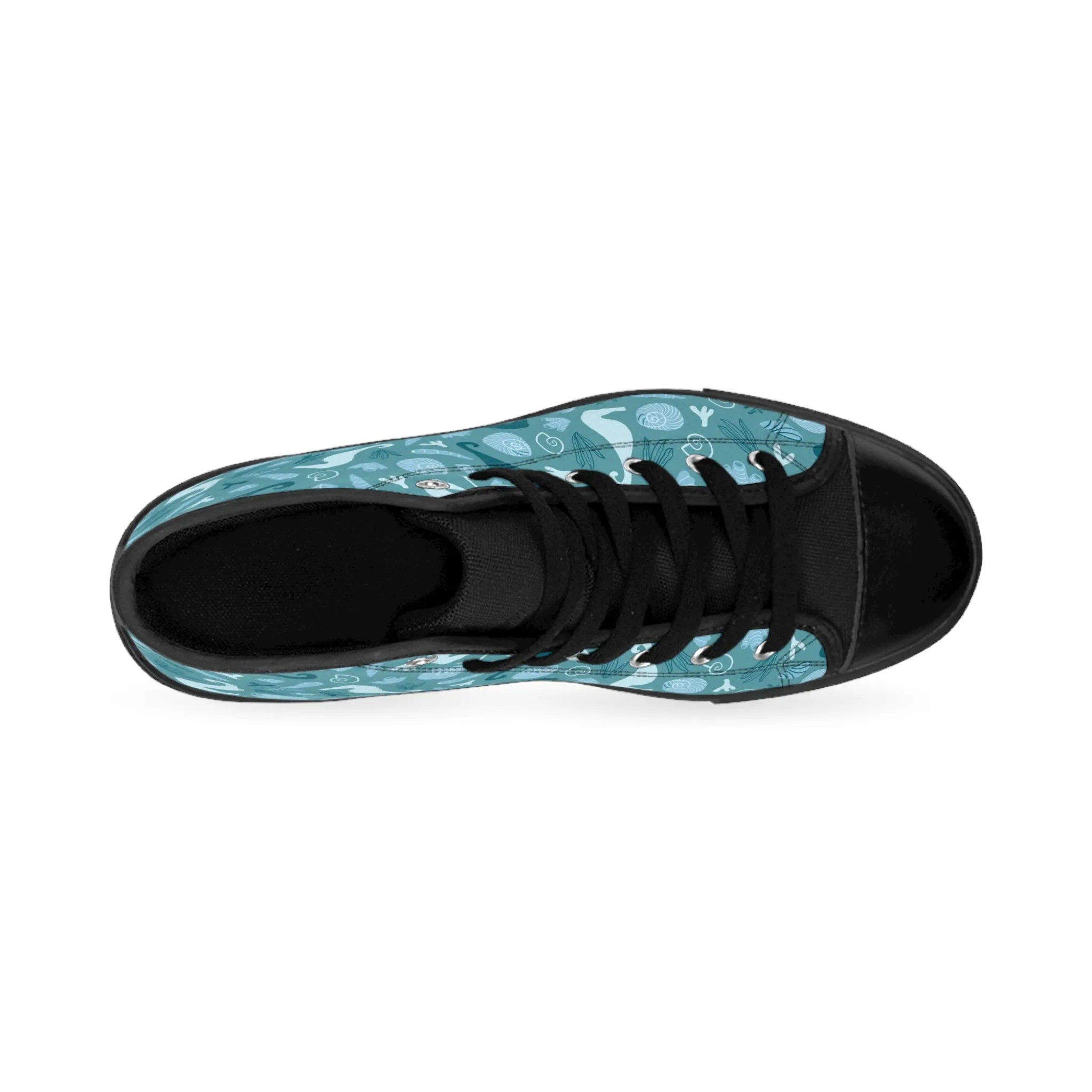 Sea Life Seahorses Women's Classic Sneakers