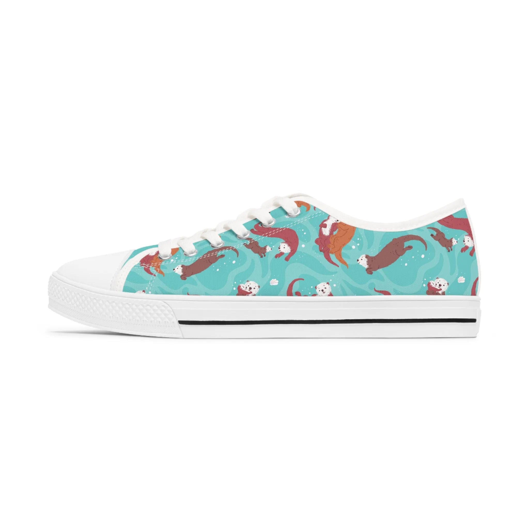 Sea Otter Women's Low Top Sneakers