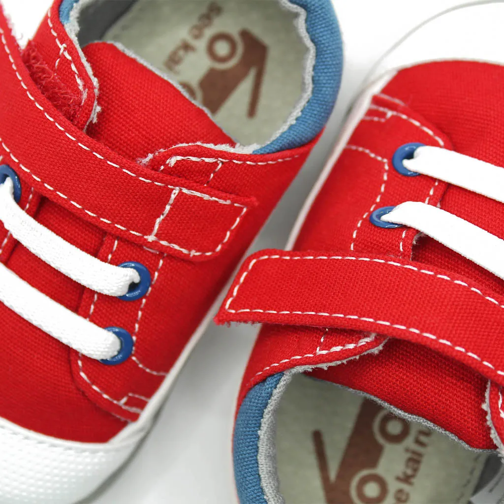 See Kai Run Stevie II Sneakers Red/Blue Infants Walkers Boys - Kids Shoes