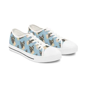 Siamese Cat Women's Low Top Sneakers