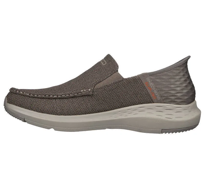 Skechers Mens Slip-ins Relaxed Fit Parson Ralven Taupe