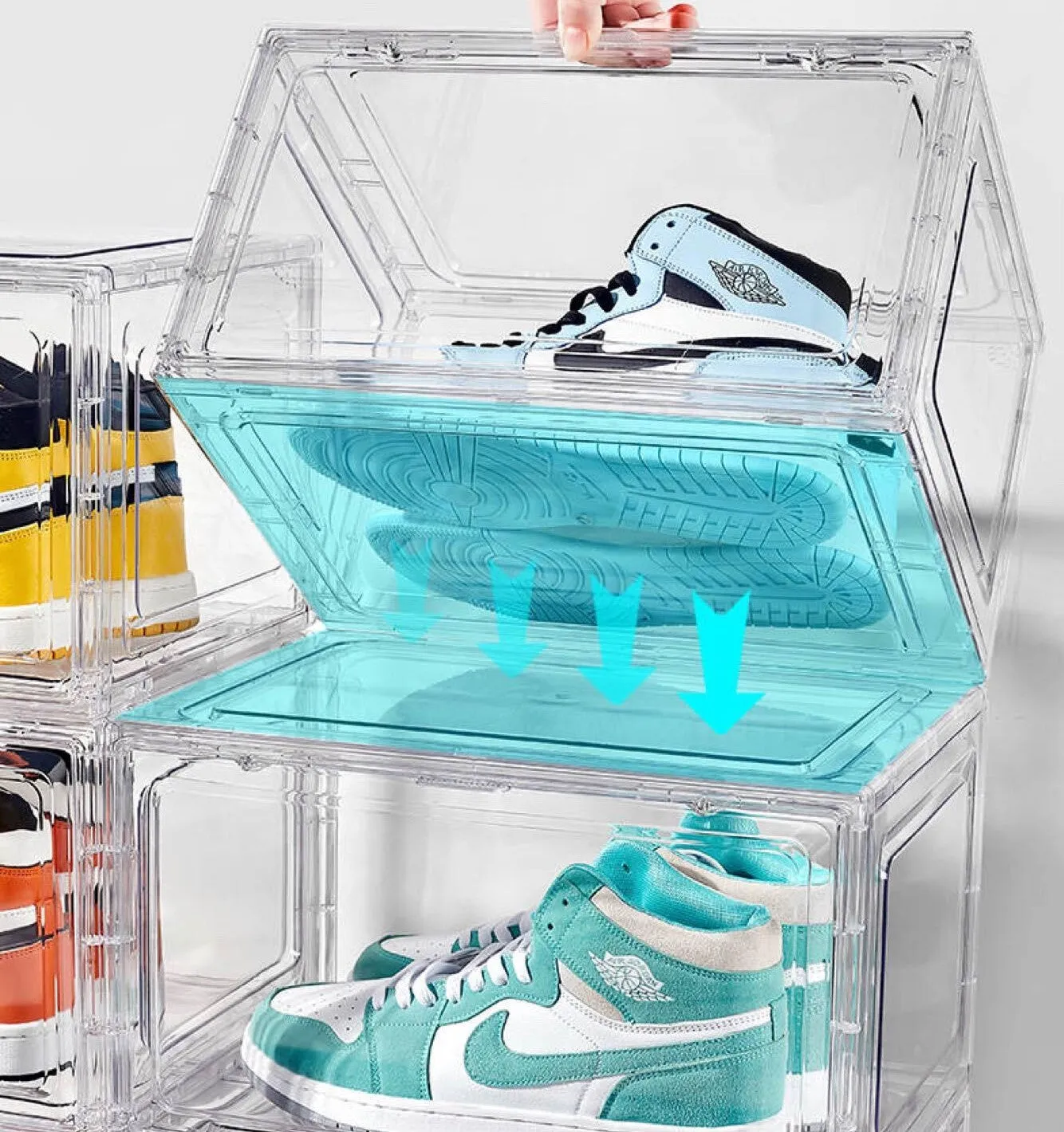 Sneaker Crates | Shoe Crates (Side Drop)