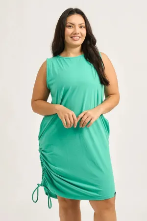 Soft To Touch Lazy Girl Dress Tank - Jade