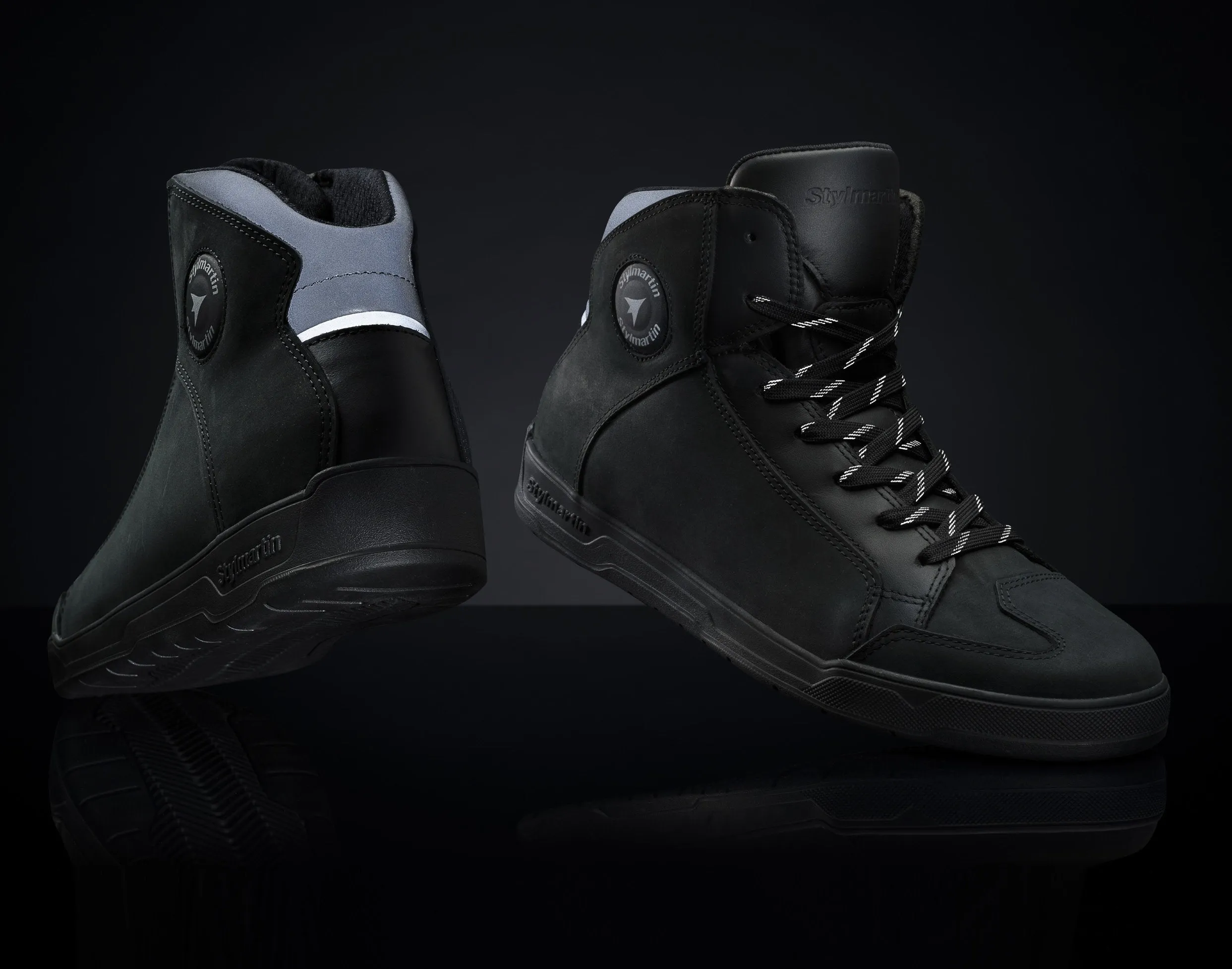 Stylmartin Matt Sneaker Motorcycle Boots in Black