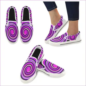 Teacher's Pet Kids Royal Swirl Slip-on Canvas Shoe