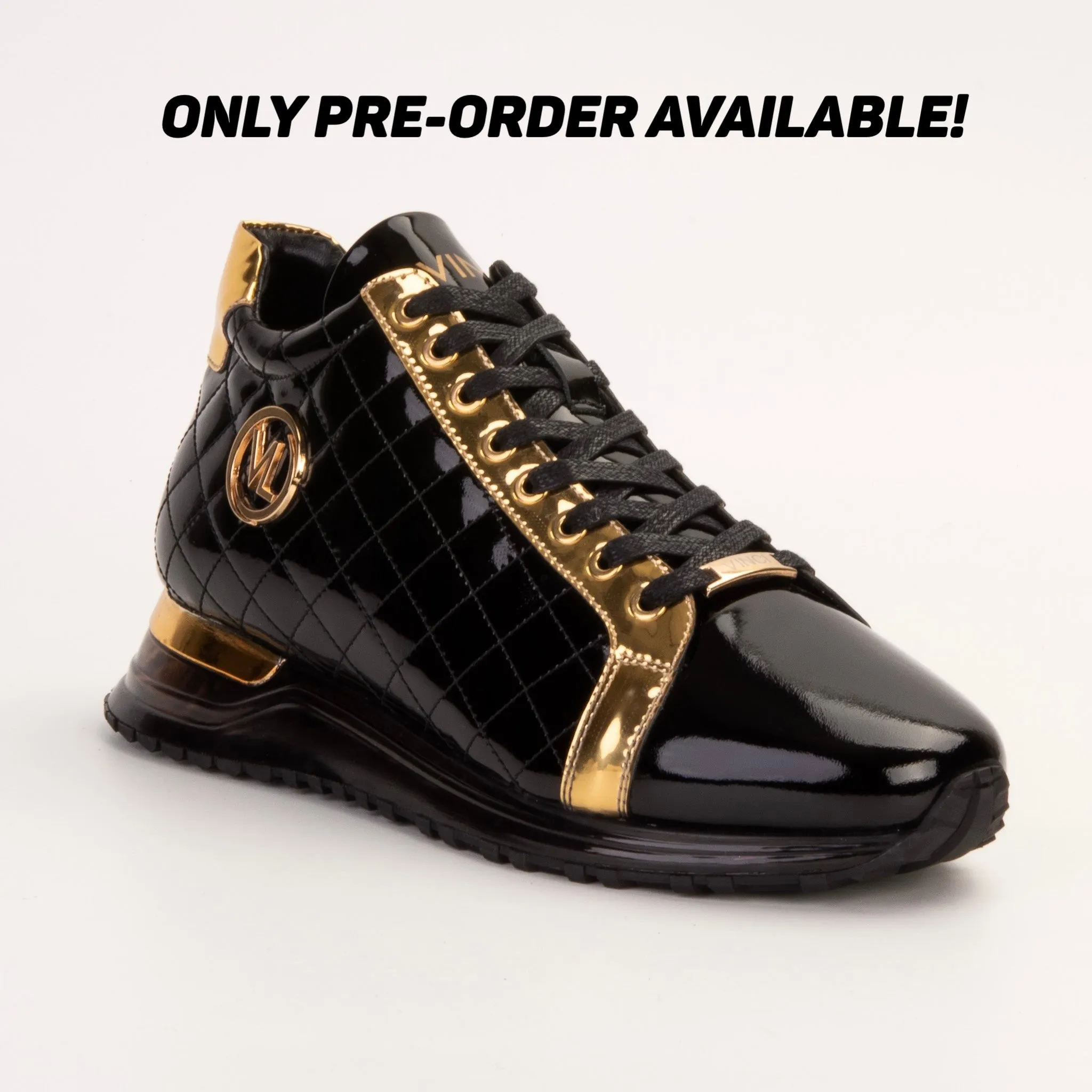 The Prestige Black & Gold  Limited Edition  High-Top Men Sneaker 