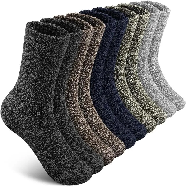 Top-Rated Merino Wool Socks Thermal Hiking & Mountains (5 Pairs)