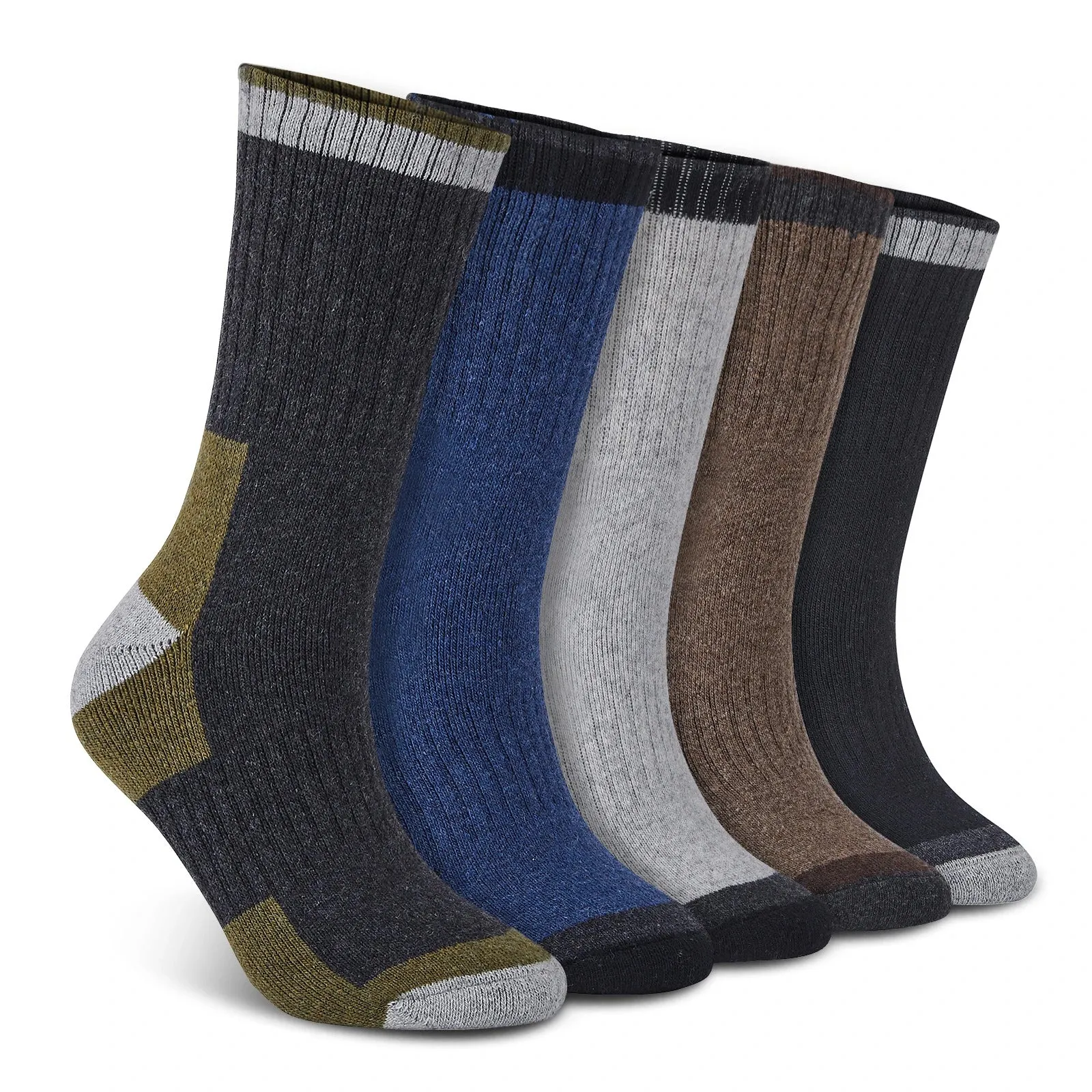 Top-Rated Merino Wool Socks Thermal Hiking & Mountains (5 Pairs)