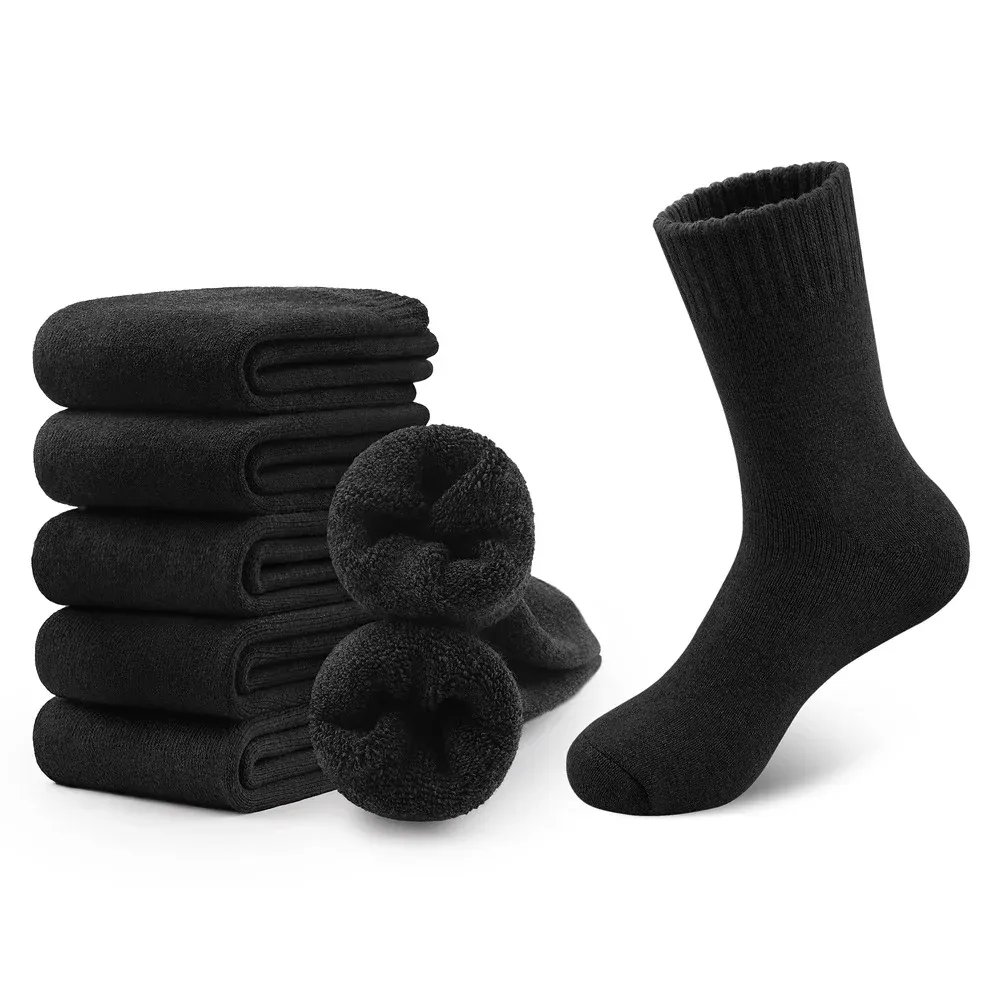 Top-Rated Merino Wool Socks Thermal Hiking & Mountains (5 Pairs)