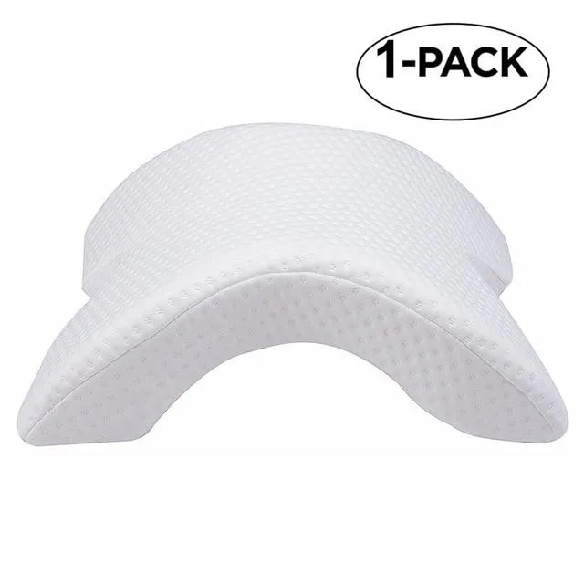 U-Shaped Memory Foam Pillow With Arm Rest For Great Sleep