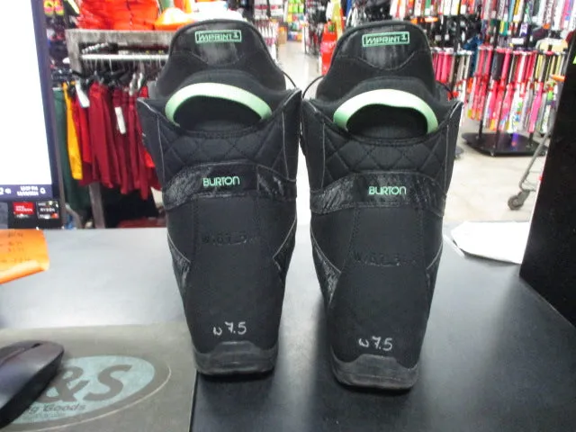 Used Burton Imprint 1 Mint Size Womens 7.5 Snow Boots